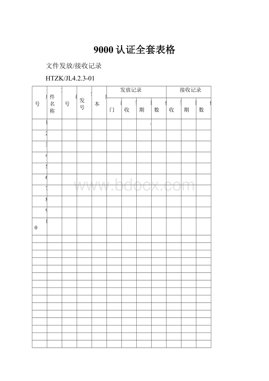 9000认证全套表格.docx_第1页