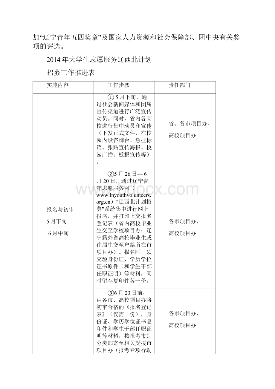 大学生志愿服务辽西北计划模板.docx_第3页