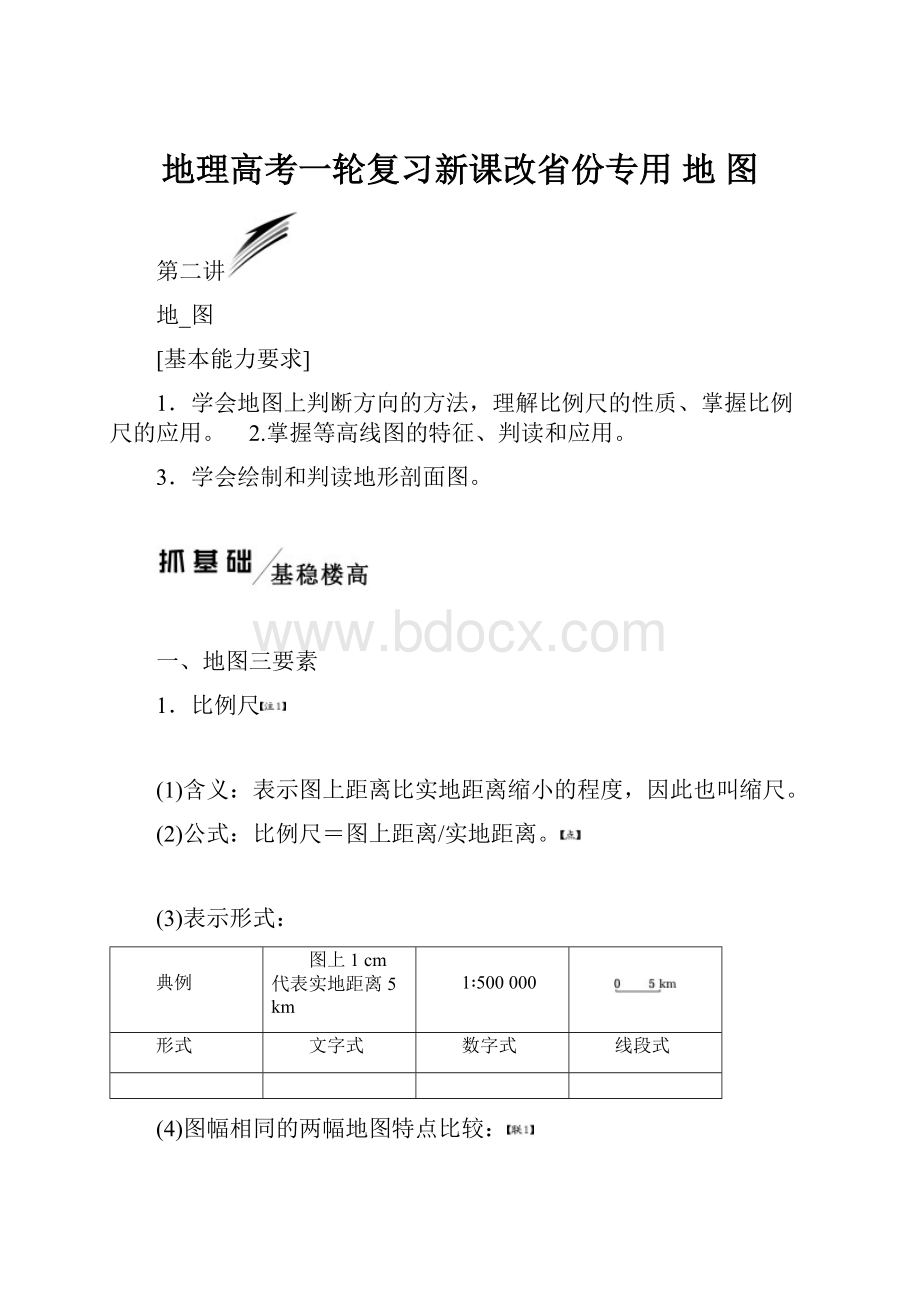 地理高考一轮复习新课改省份专用地 图.docx