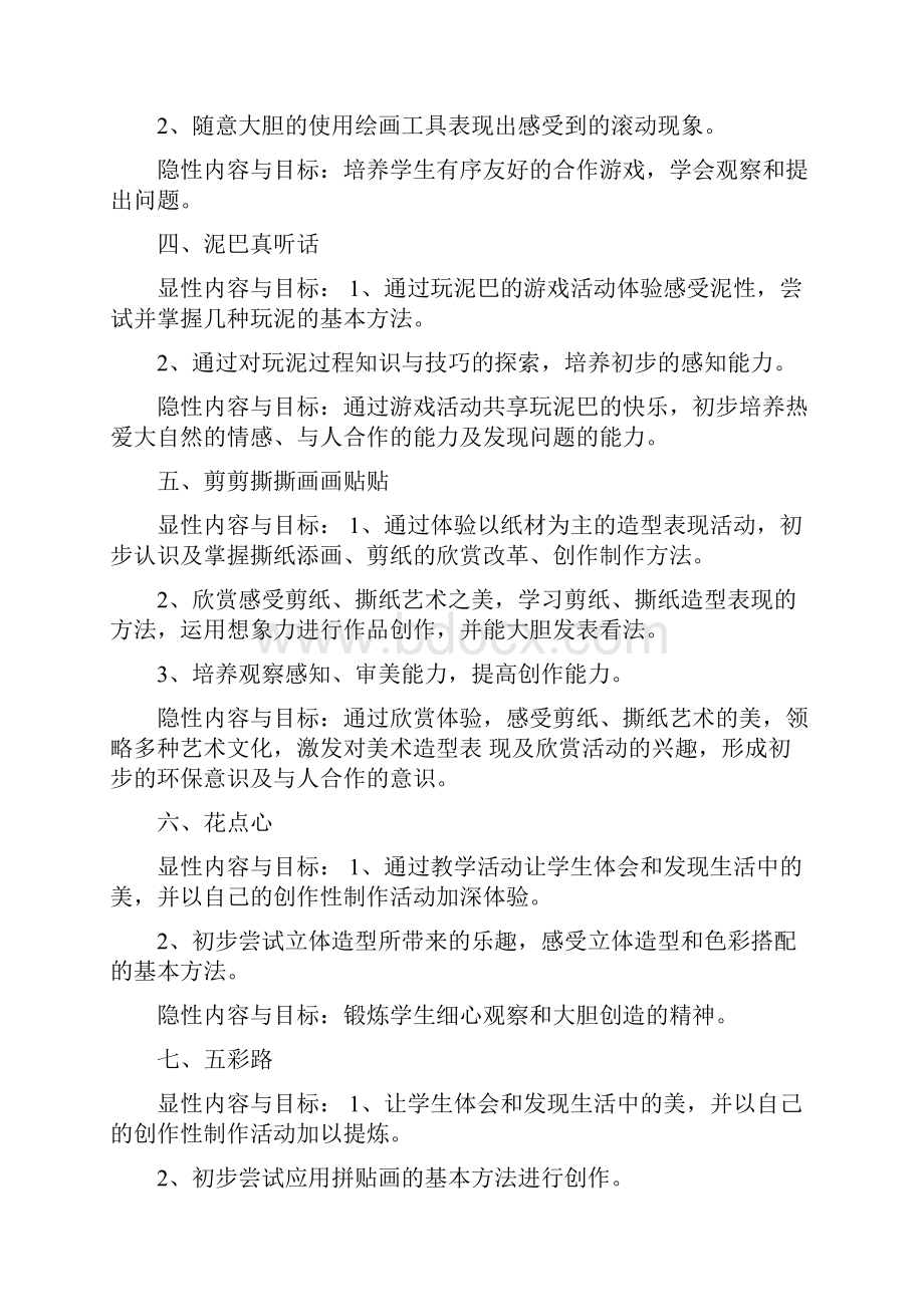 人民美术出版社出版小学一年级上册美术教案.docx_第2页