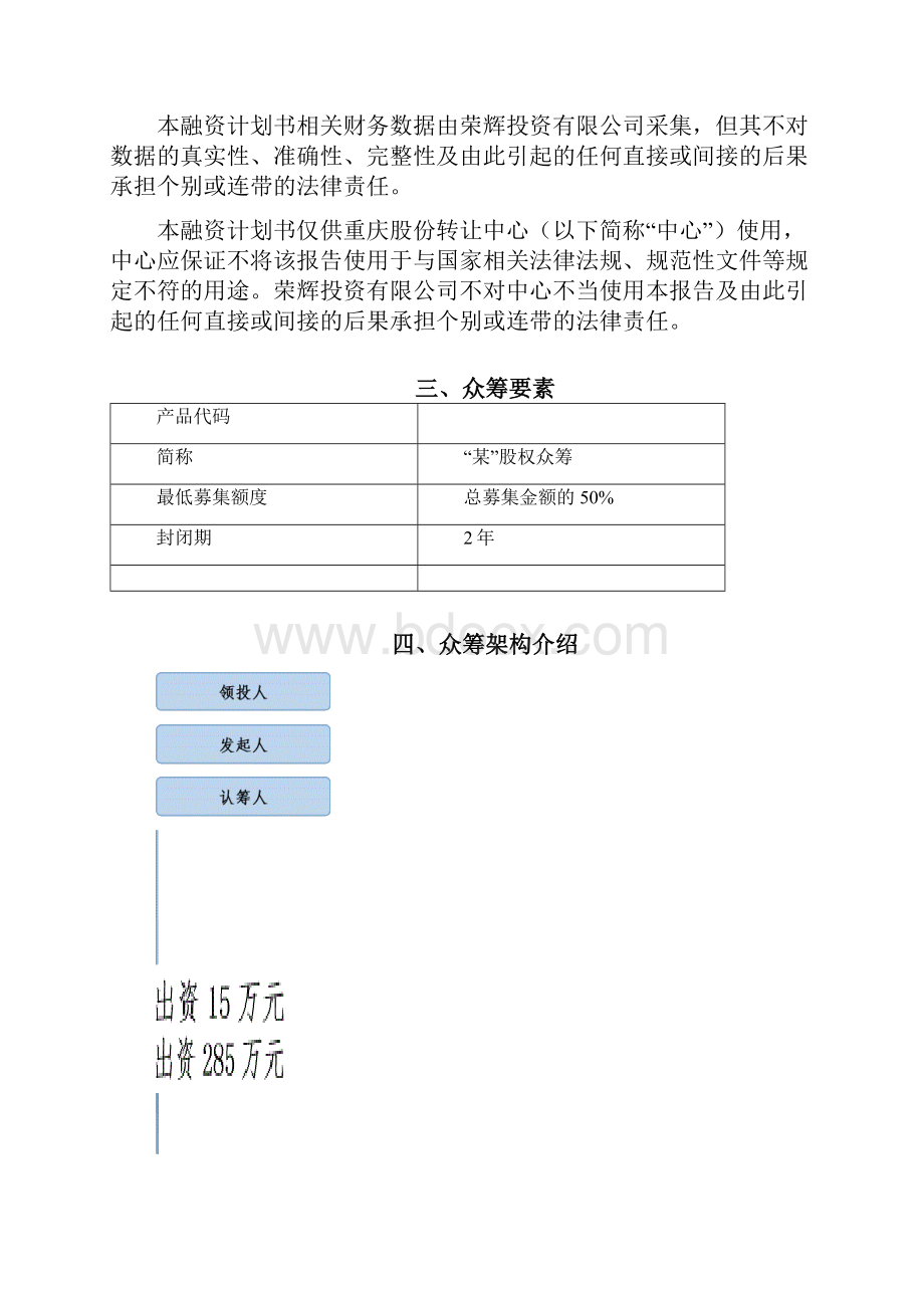 最新精品推荐互联网+品牌项目众筹融资方案附协议.docx_第2页