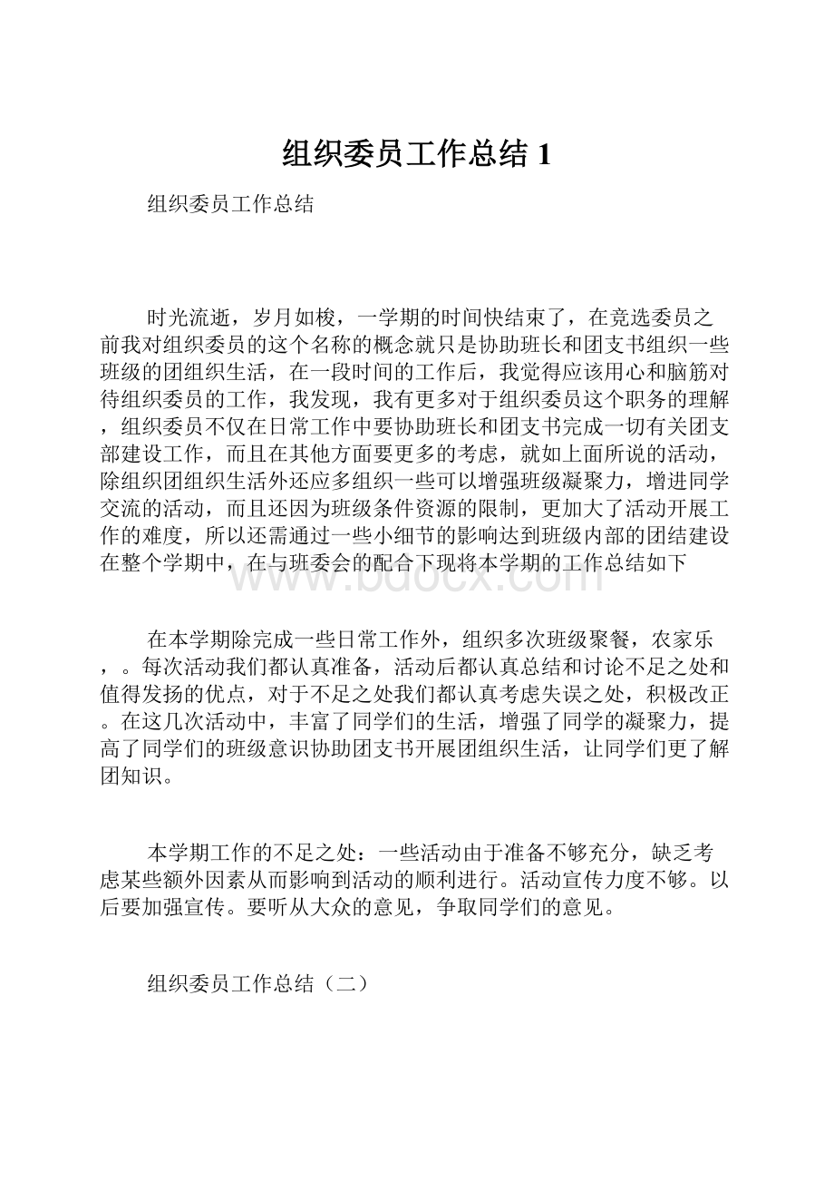 组织委员工作总结1.docx