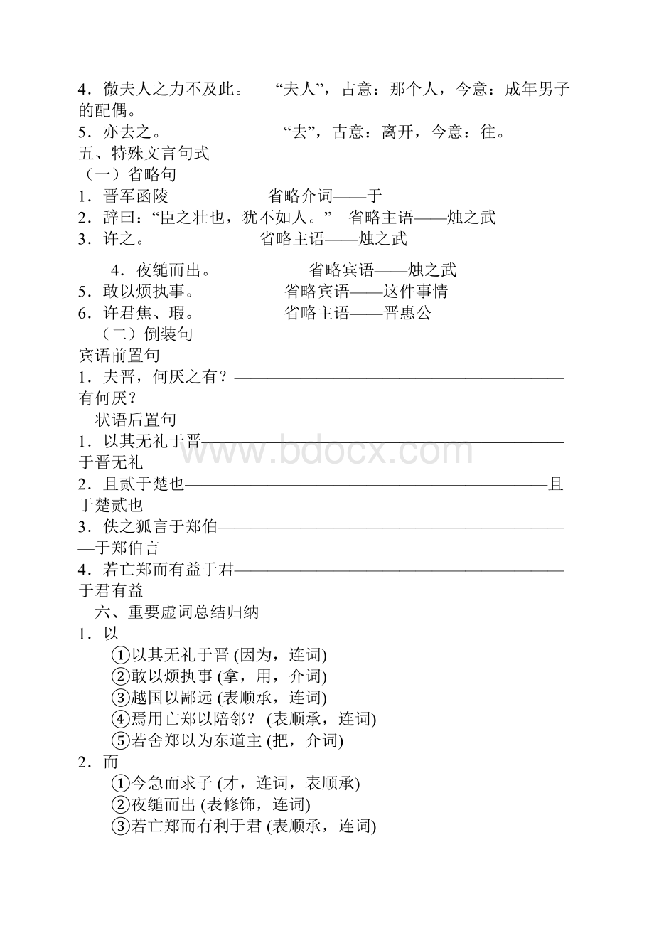 高中语文文言文知识点归纳.docx_第2页