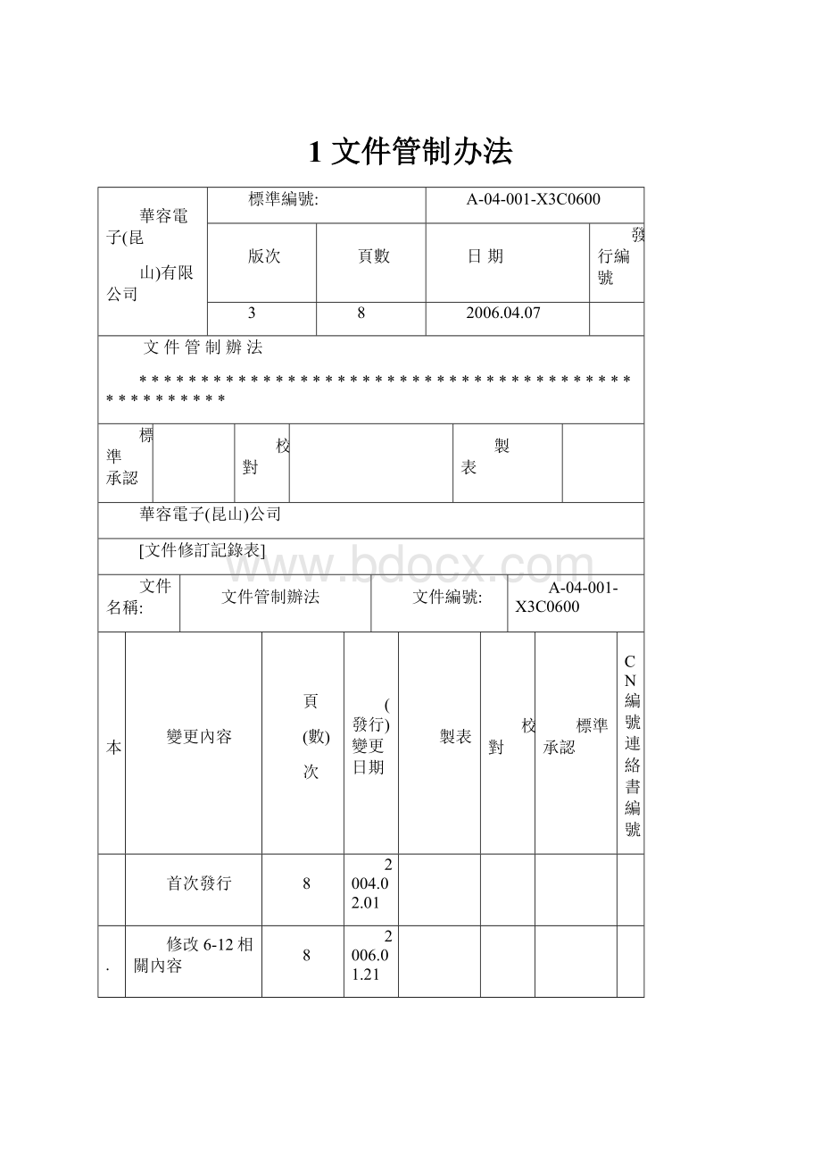 1文件管制办法.docx