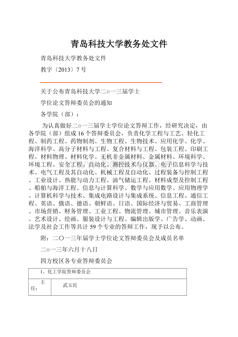 青岛科技大学教务处文件.docx