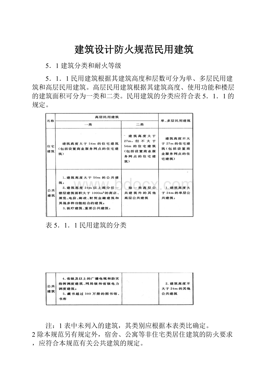 建筑设计防火规范民用建筑.docx