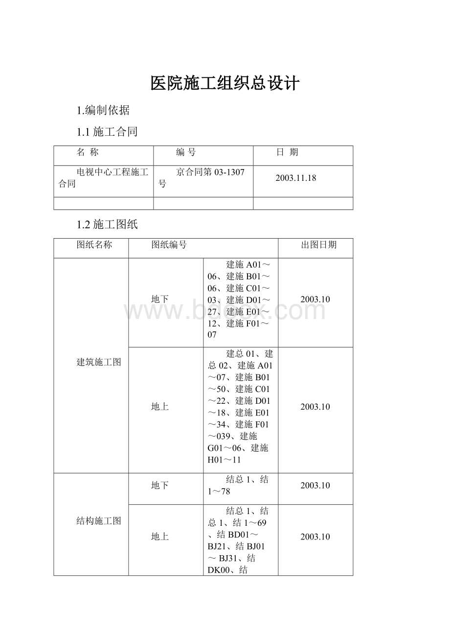 医院施工组织总设计.docx