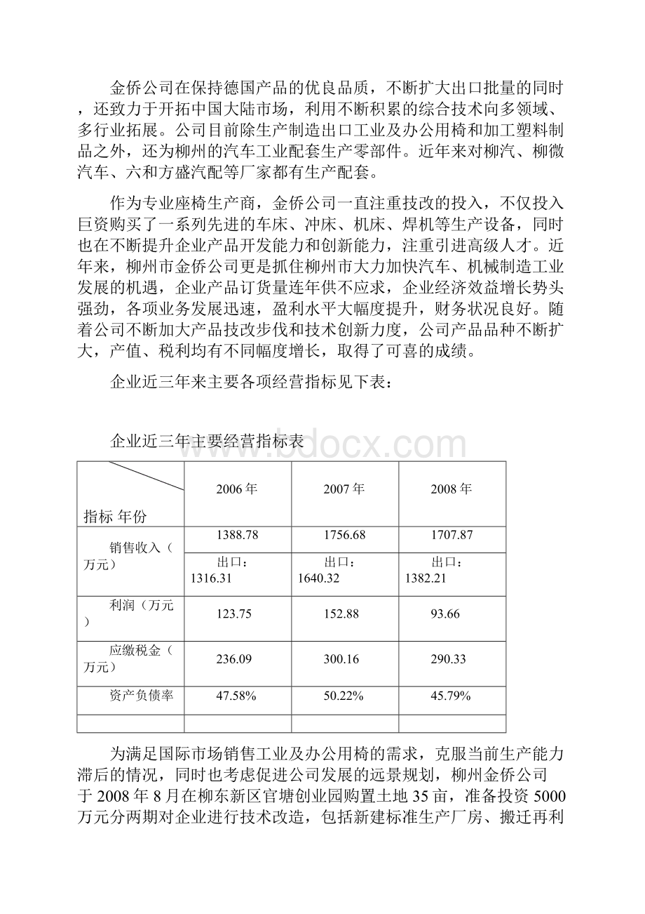 年产100万套出口工业及办公用椅扩产技改项目可行性研究报告.docx_第2页