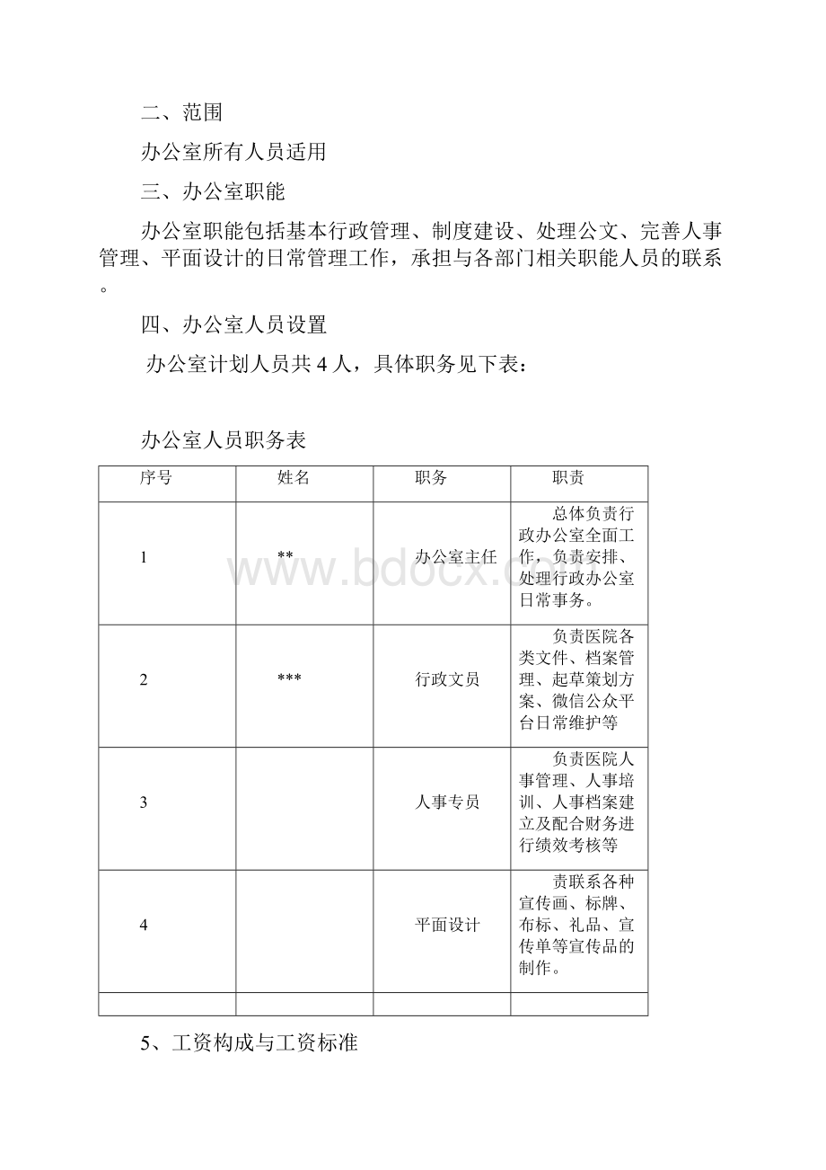 医院综合办公室绩效考核方案.docx_第2页