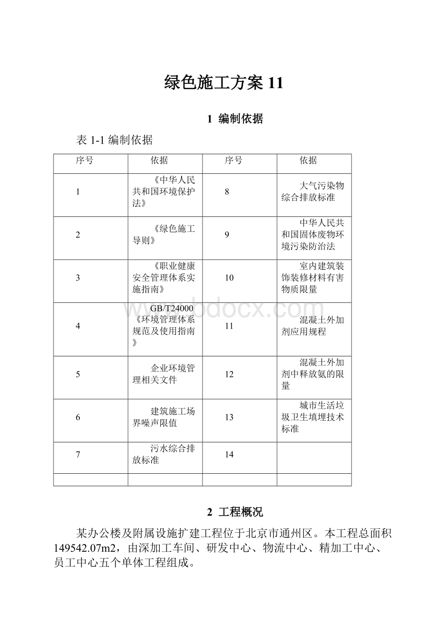 绿色施工方案11.docx