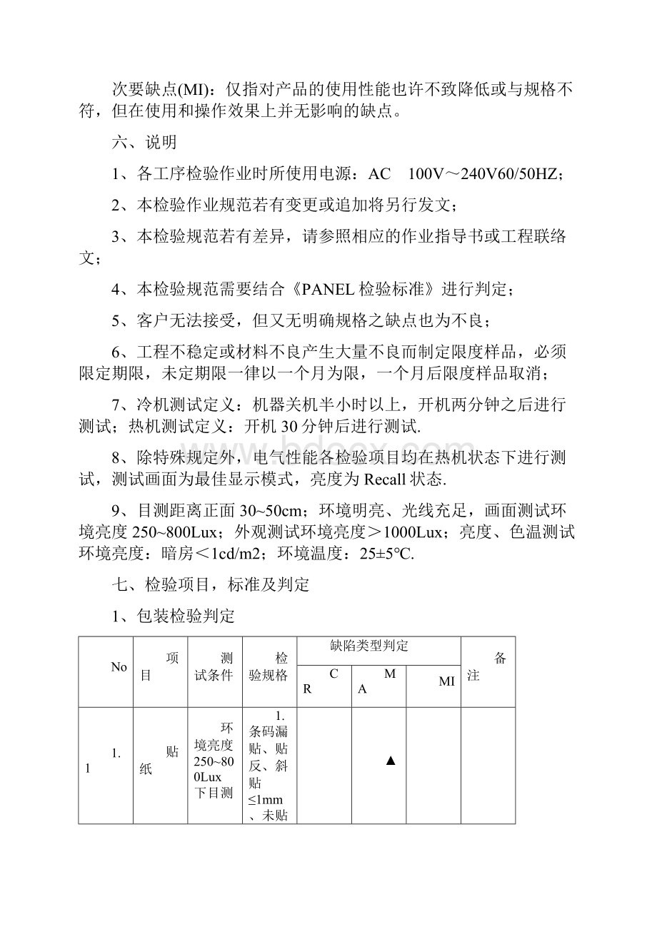 显示器成品检验守则.docx_第2页