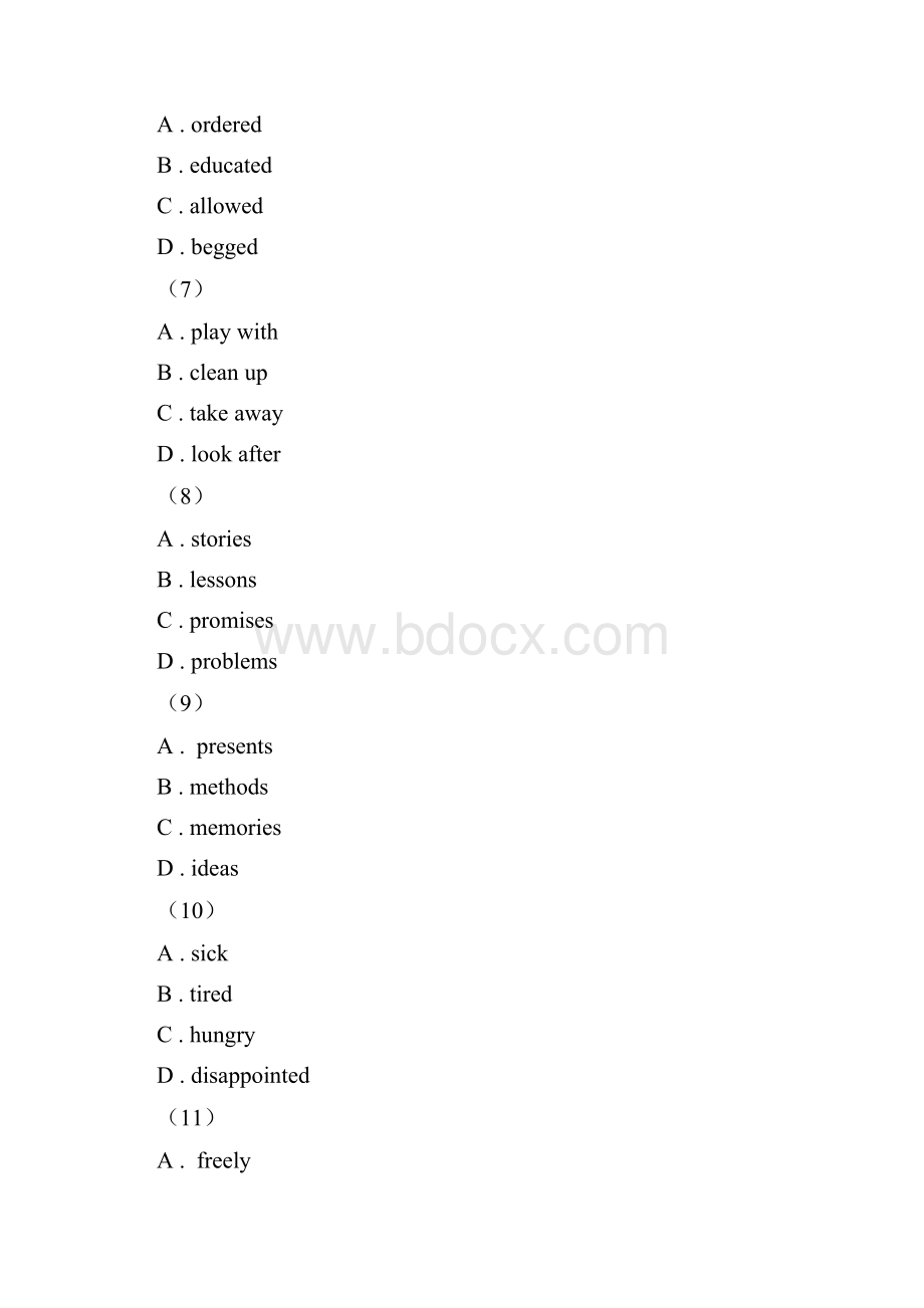 仁爱版届九年级上学期英语第三次月考D卷.docx_第3页