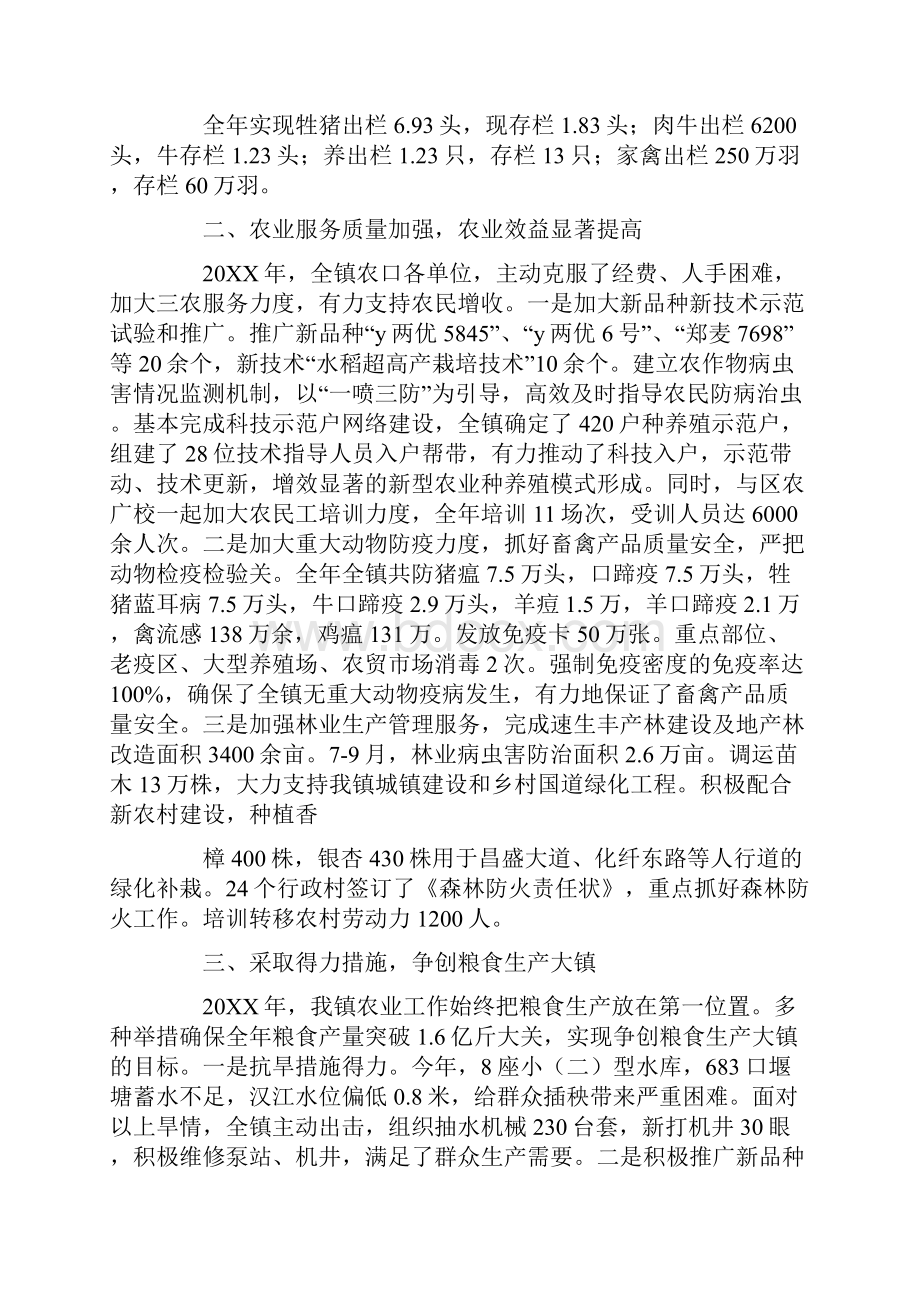 年乡镇农业农村工作总结.docx_第2页