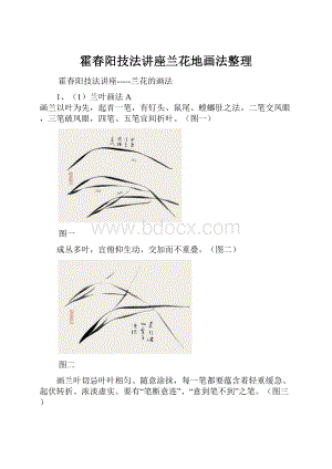 霍春阳技法讲座兰花地画法整理.docx