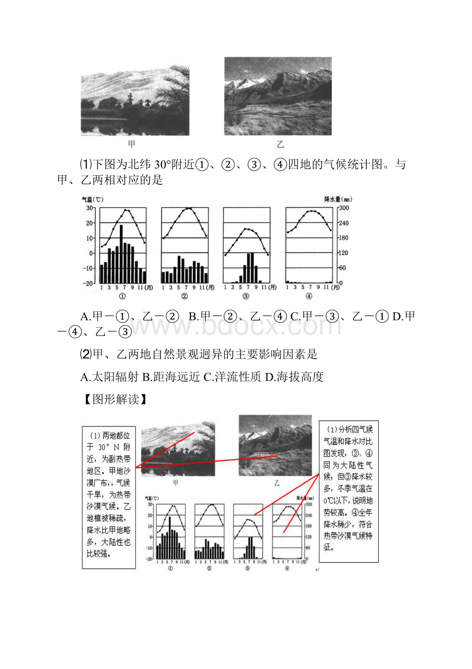 高考地理考点大揭秘自然地理考点15气候类型分布特征.docx_第2页