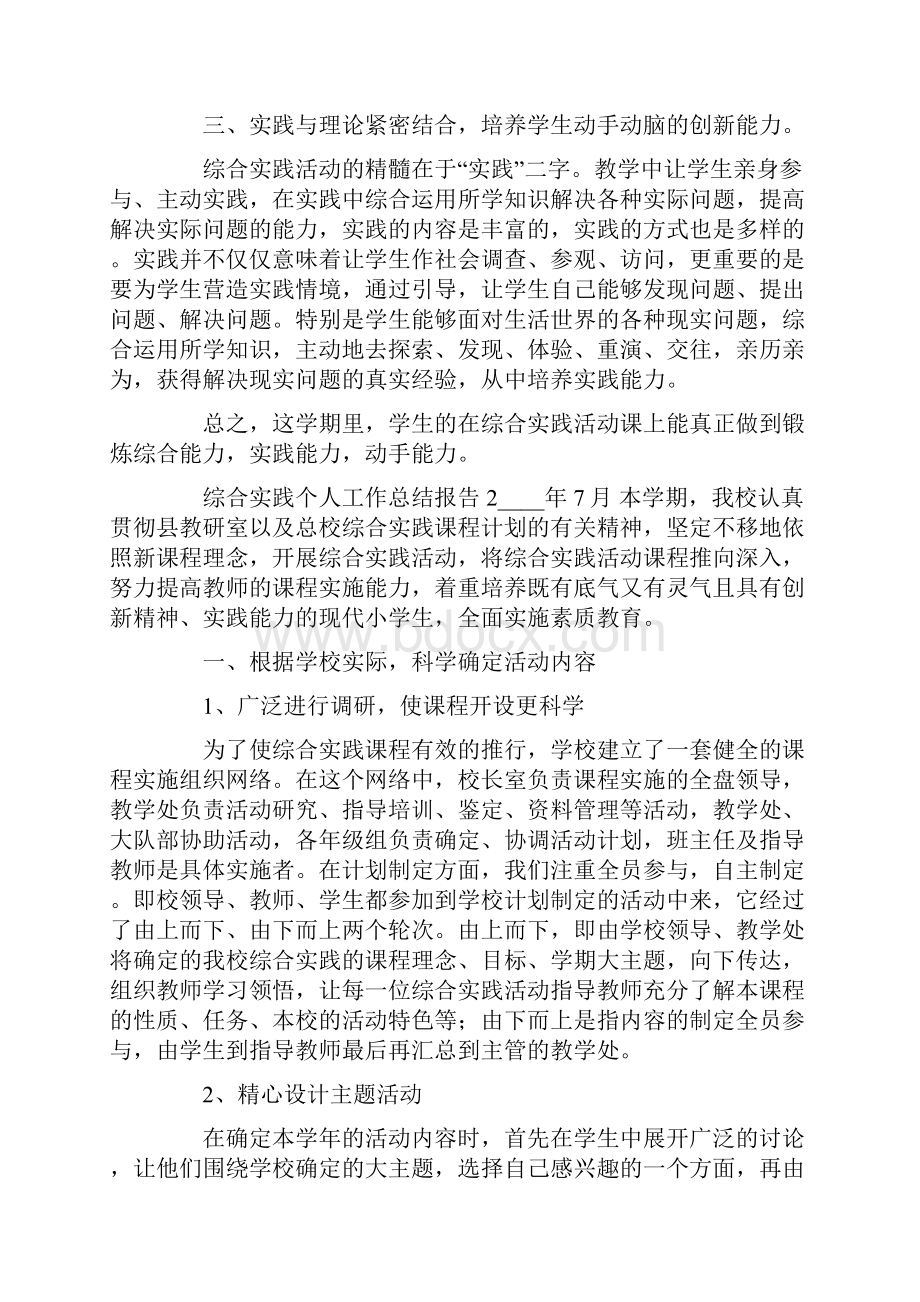 综合实践个人工作总结报告.docx_第2页