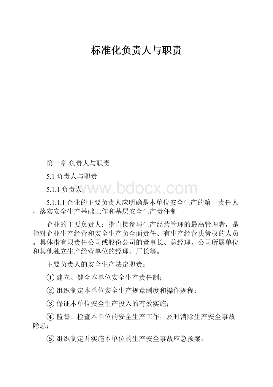 标准化负责人与职责.docx