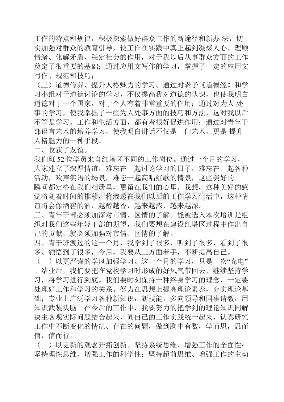 青干班军训心得体会精选多篇.docx_第2页