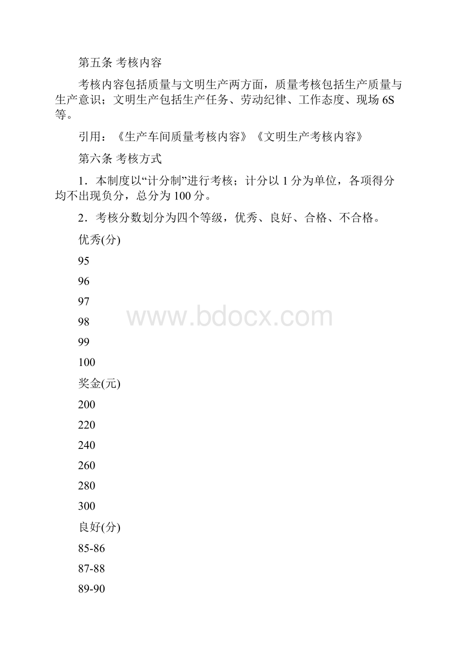 生产主管绩效考核方案.docx_第2页