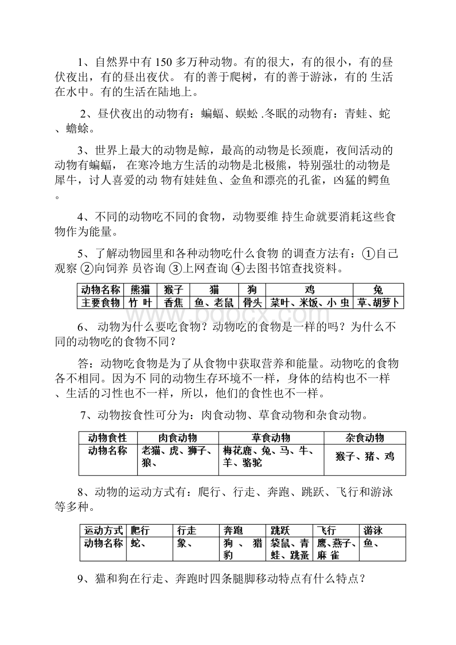 鄂教版小学五年级科学下册复习题.docx_第2页