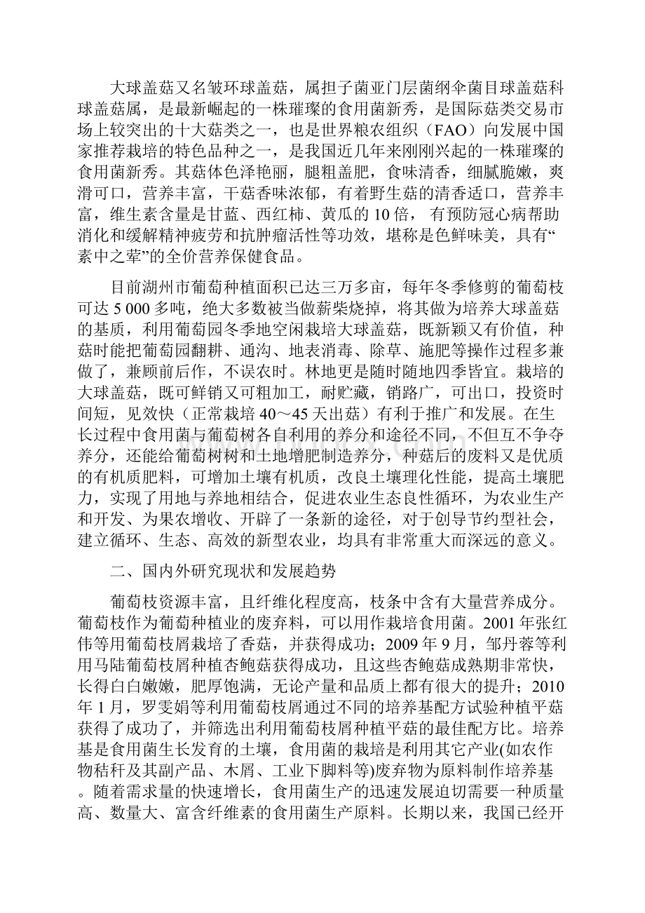 大球盖菇菌栽培技术的研究可行性报告.docx_第2页