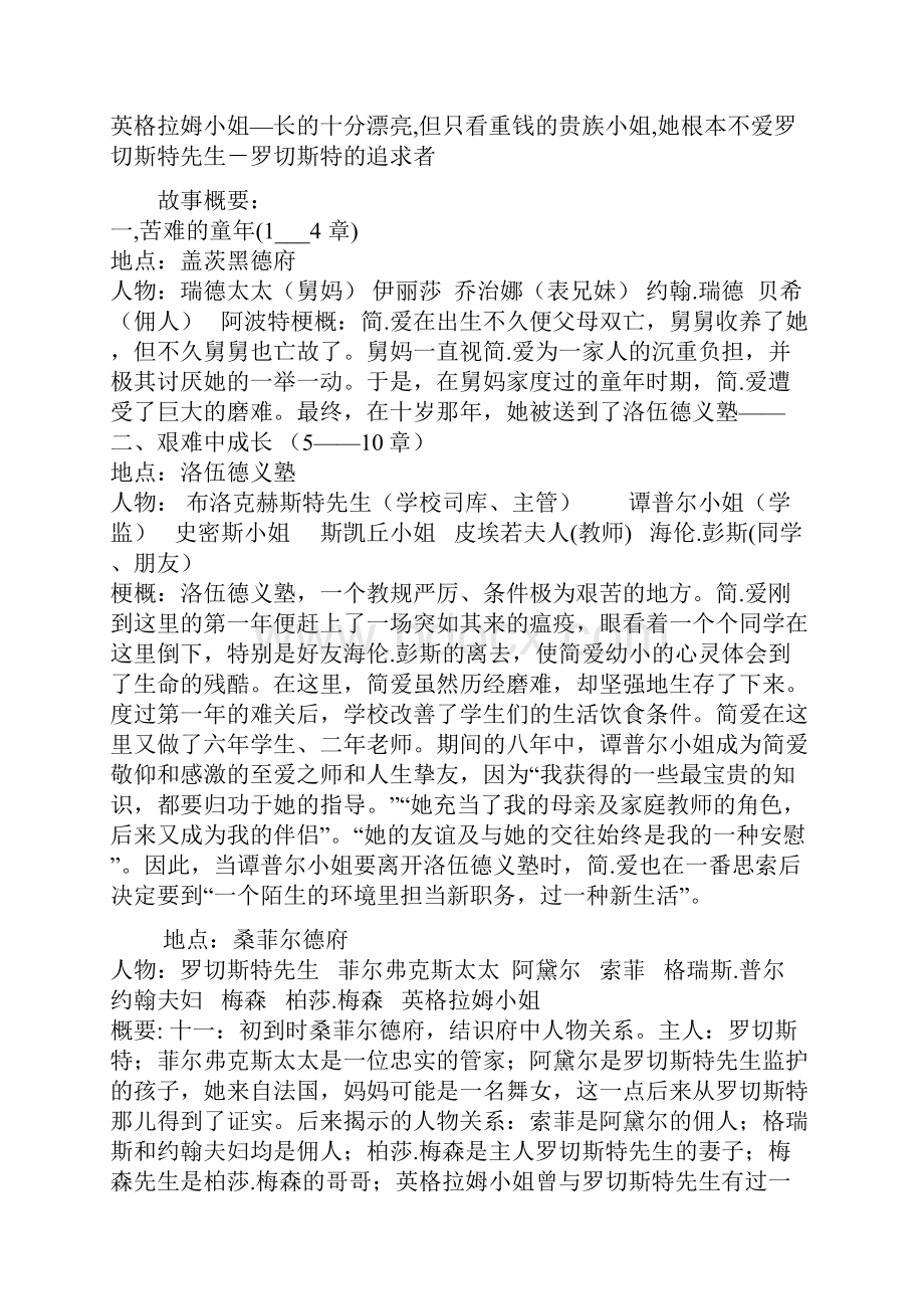 中考名著阅读《简爱》练习含答案.docx_第2页