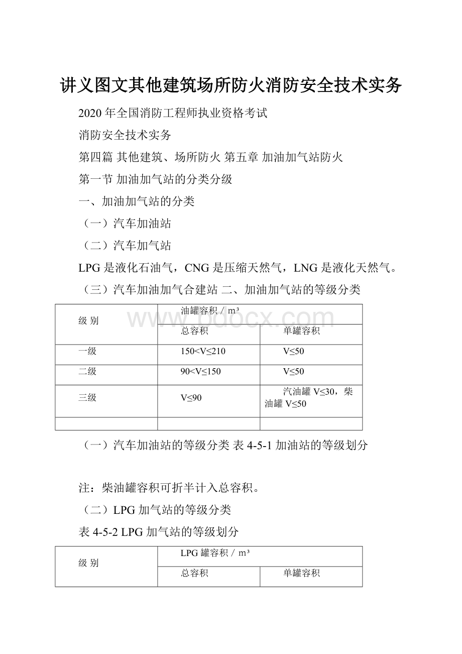 讲义图文其他建筑场所防火消防安全技术实务.docx