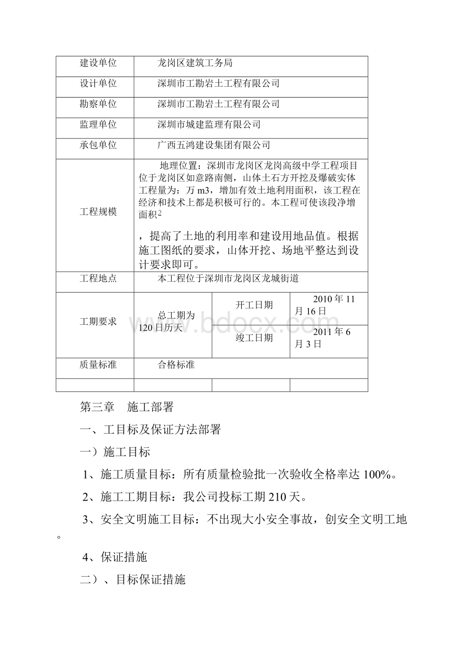 土石方土方开挖工程施工组织设计.docx_第2页