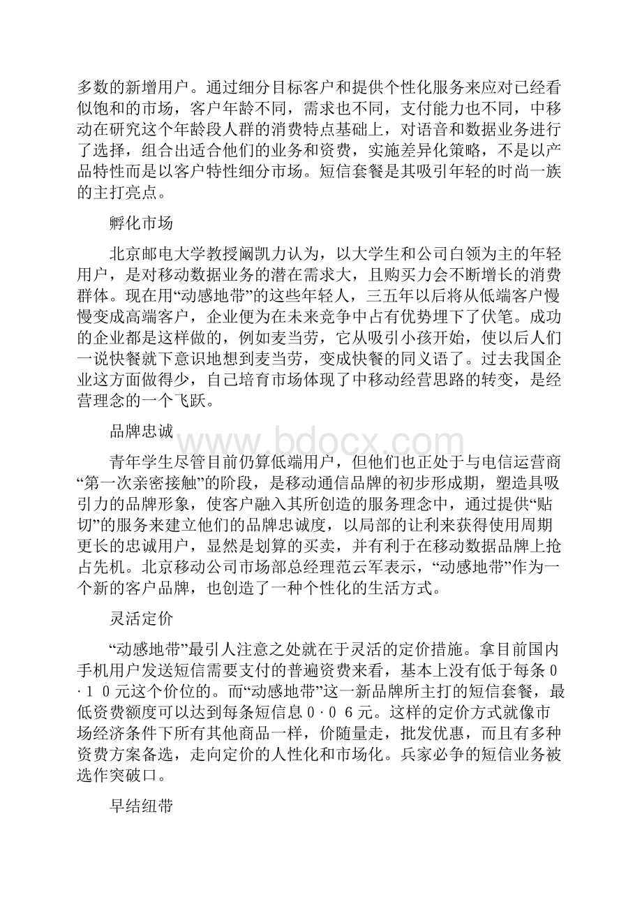 动感地带市场营销分析报告doc 63页.docx_第3页