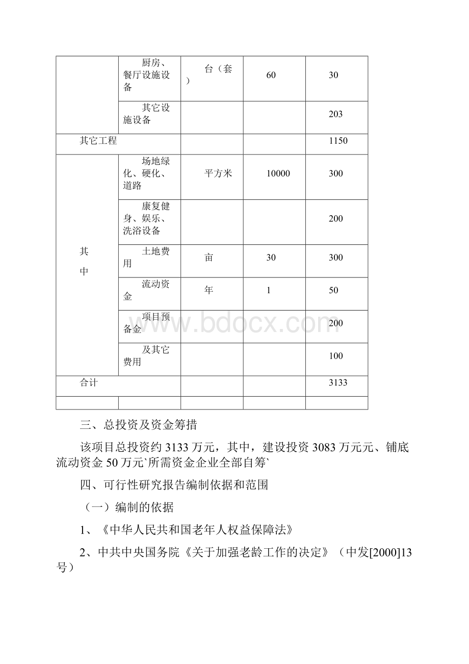 XX康健老年公寓建设工程项目可行性研究报告.docx_第3页