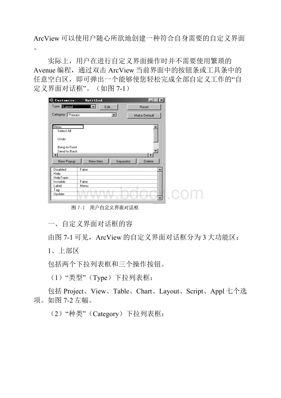 地理信息系统ArcView用户界面的自定义.docx_第2页