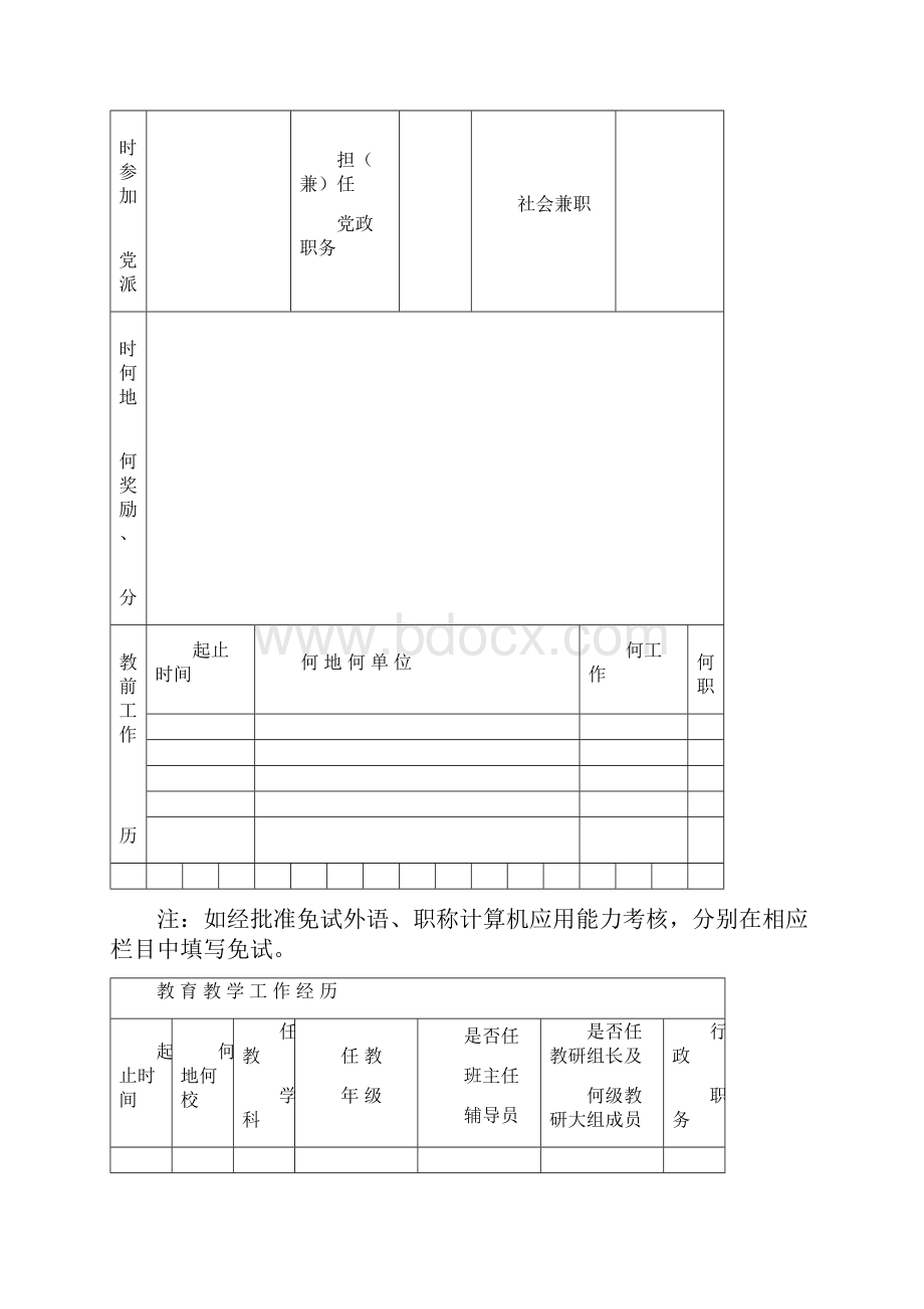 中小学中专教师职务任职资格评审表.docx_第3页