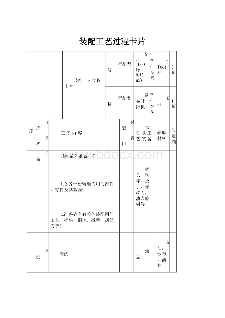 装配工艺过程卡片.docx