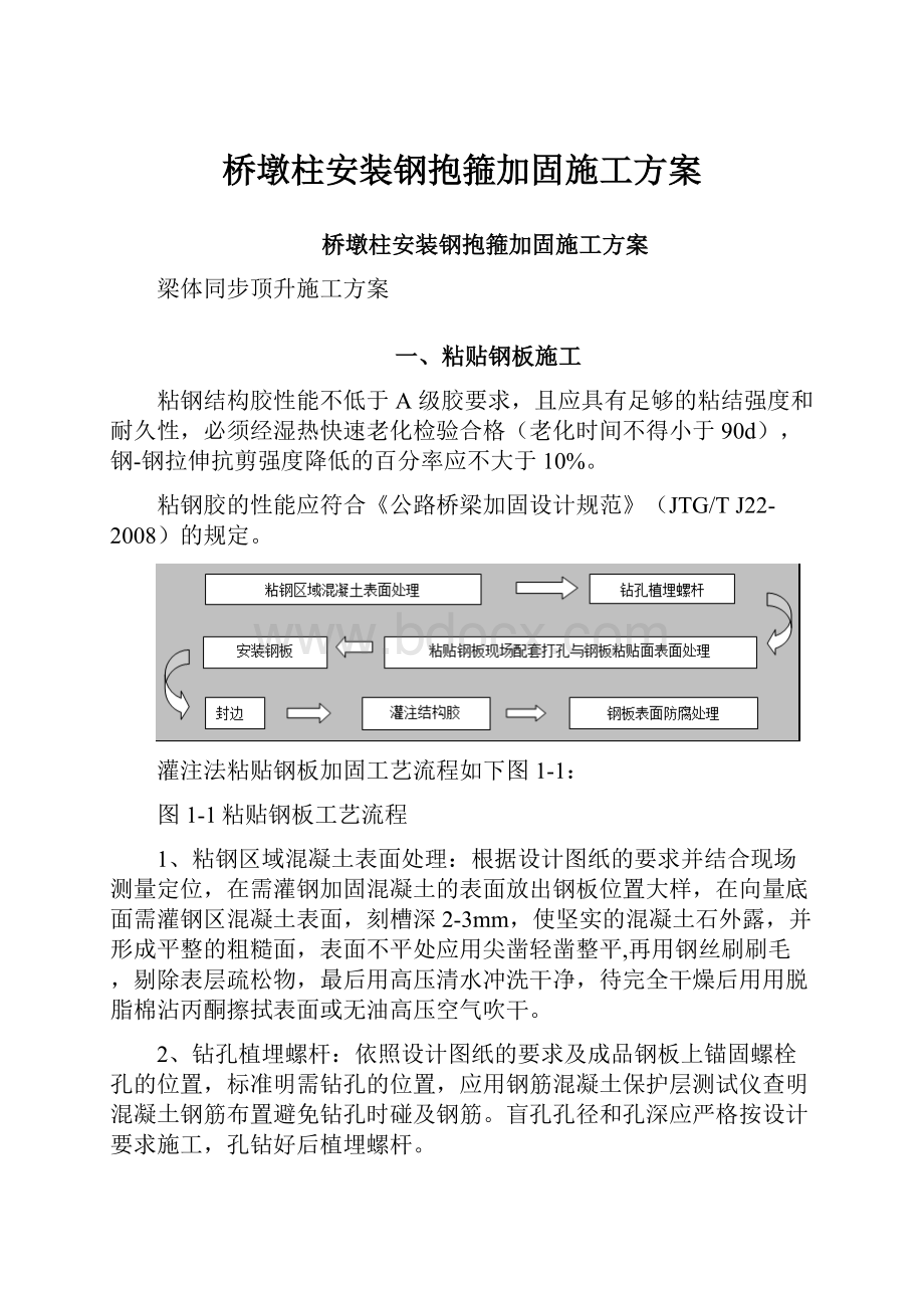 桥墩柱安装钢抱箍加固施工方案.docx_第1页