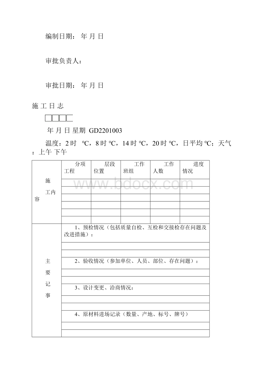 建筑装饰工程竣工验收技术资料统用表.docx_第3页