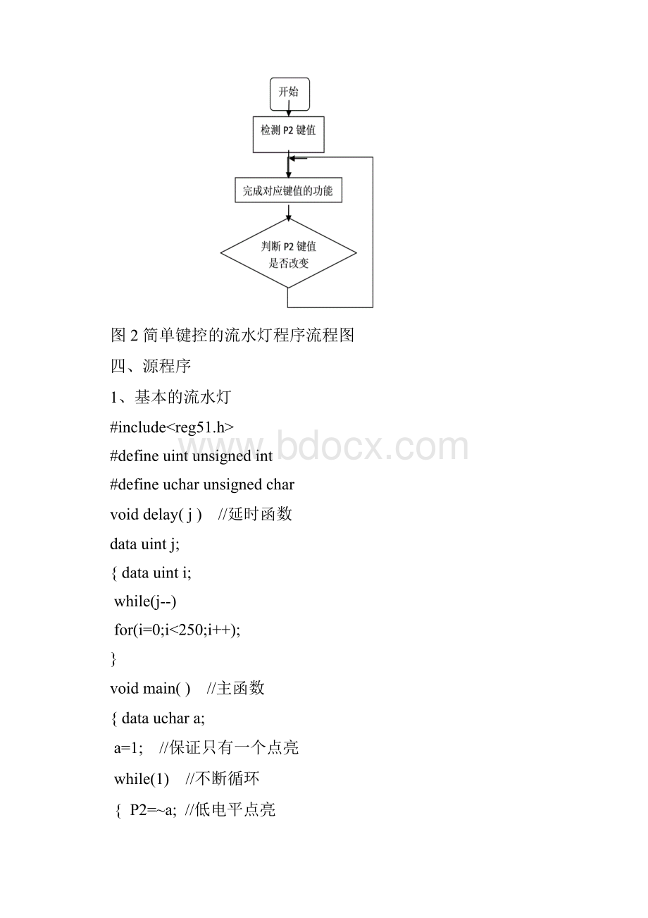 单片机跑马灯实验报告.docx_第3页