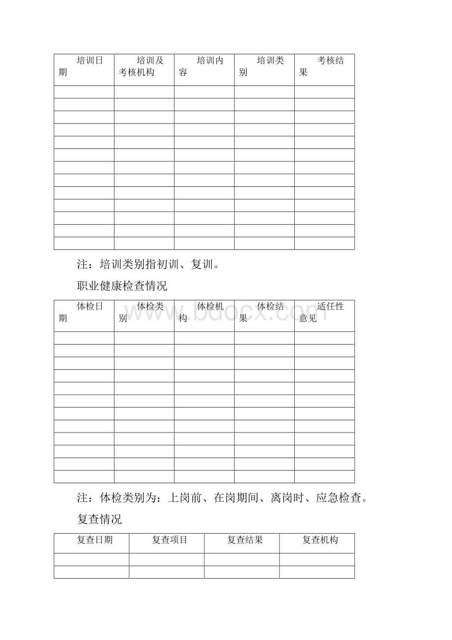 放射工作人员档案.docx_第3页