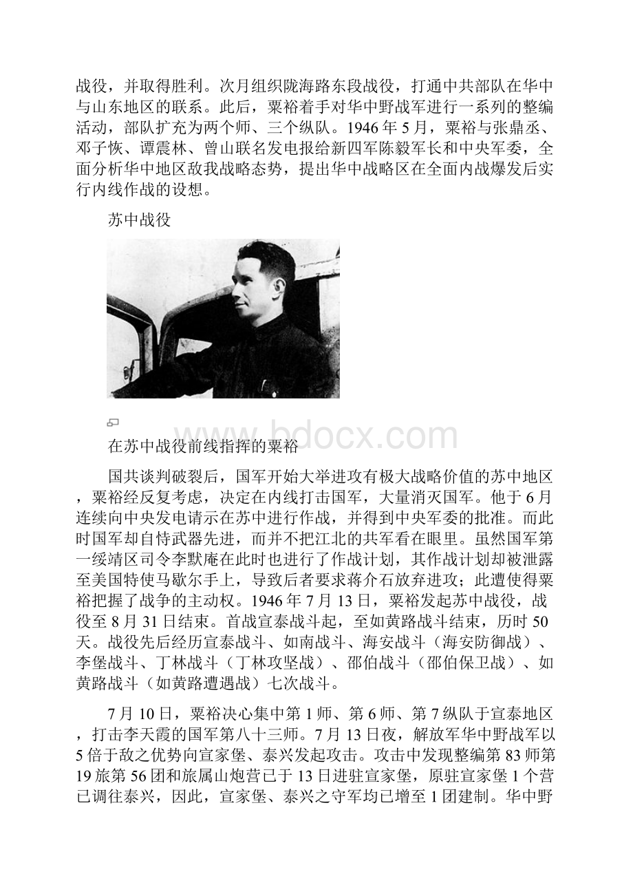 粟裕将军指挥的十大战役丁永泉扬州江都区丁沟中学.docx_第3页