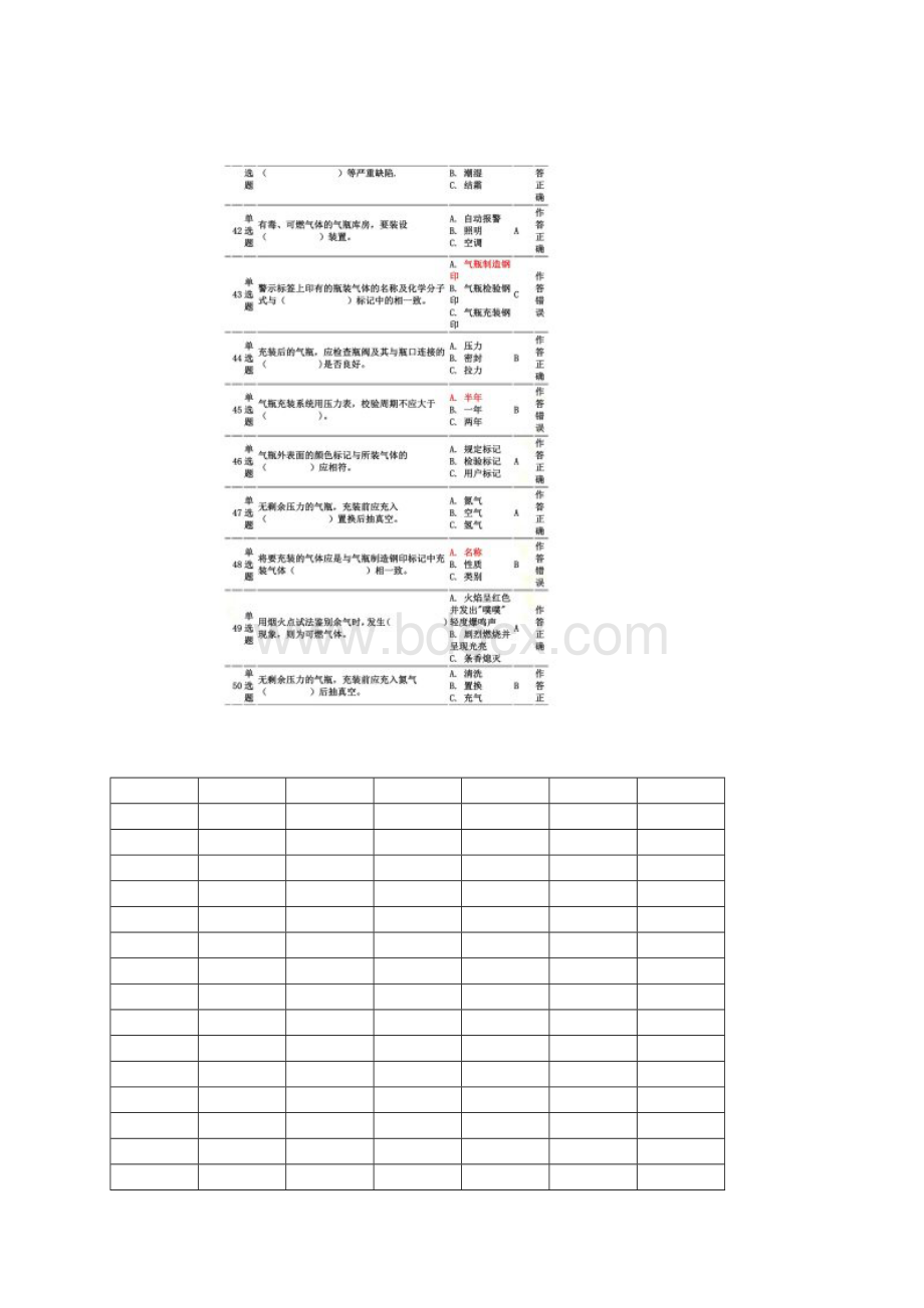 车用气瓶充装P5上机考试题第1套含答案.docx_第2页