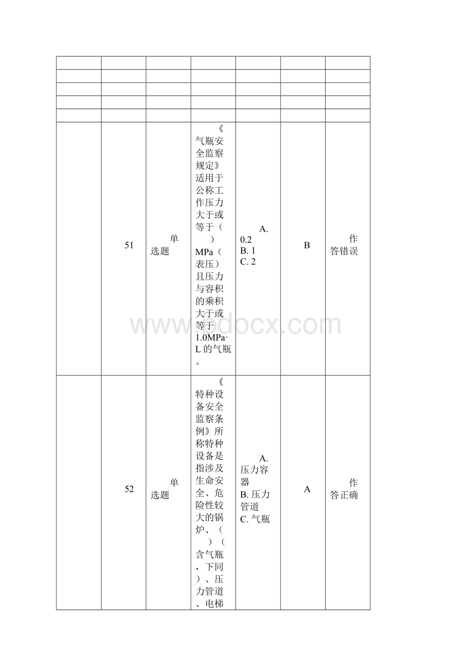 车用气瓶充装P5上机考试题第1套含答案.docx_第3页