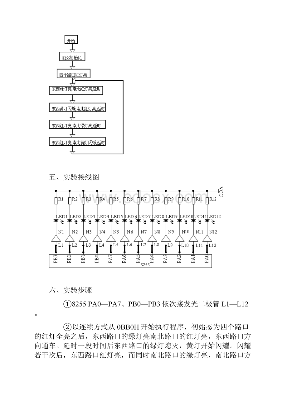 基于单片机8255交通灯.docx_第2页