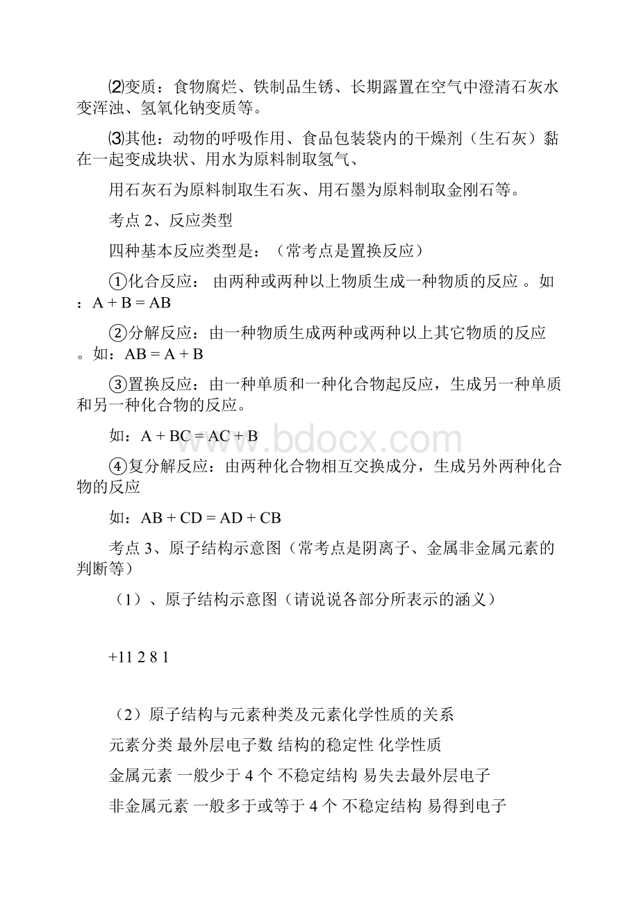 完整版已整理广东省中考化学必考知识点.docx_第2页