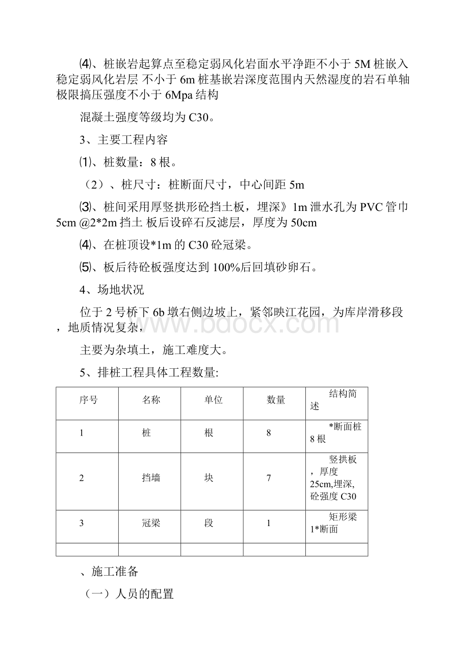 抗滑桩板挡墙施工方案.docx_第3页