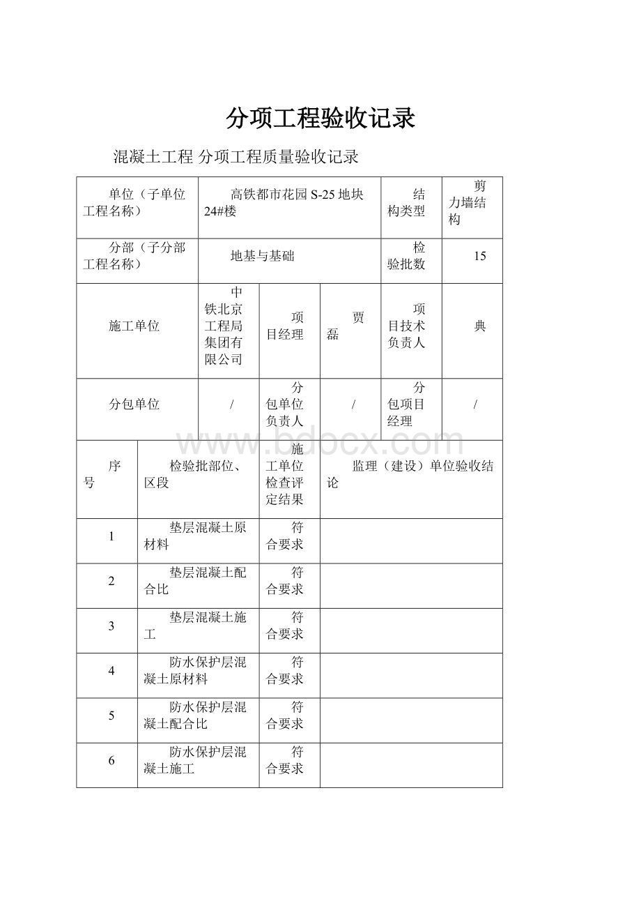 分项工程验收记录.docx