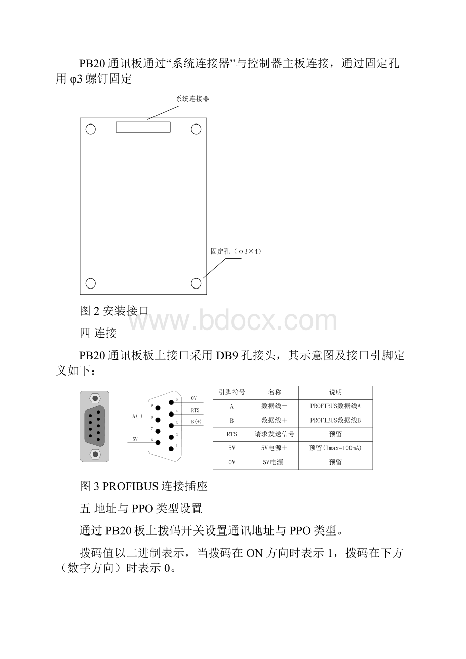 pb20通讯板 profibus使用说明书.docx_第3页