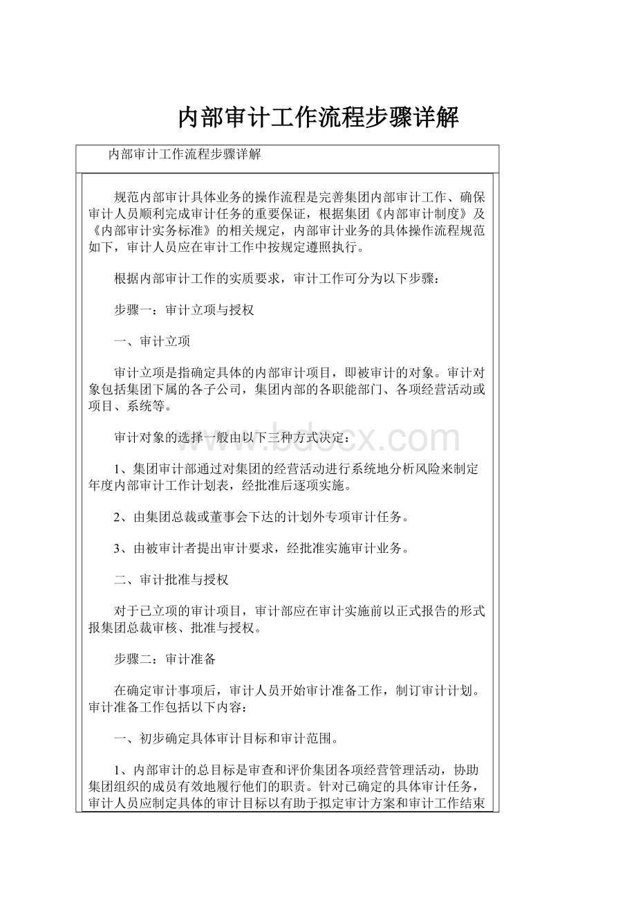 内部审计工作流程步骤详解.docx