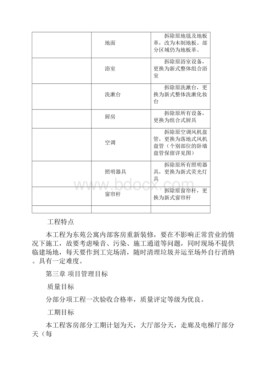 东苑公寓主楼客房装修翻新工程施工组织设计方案.docx_第3页