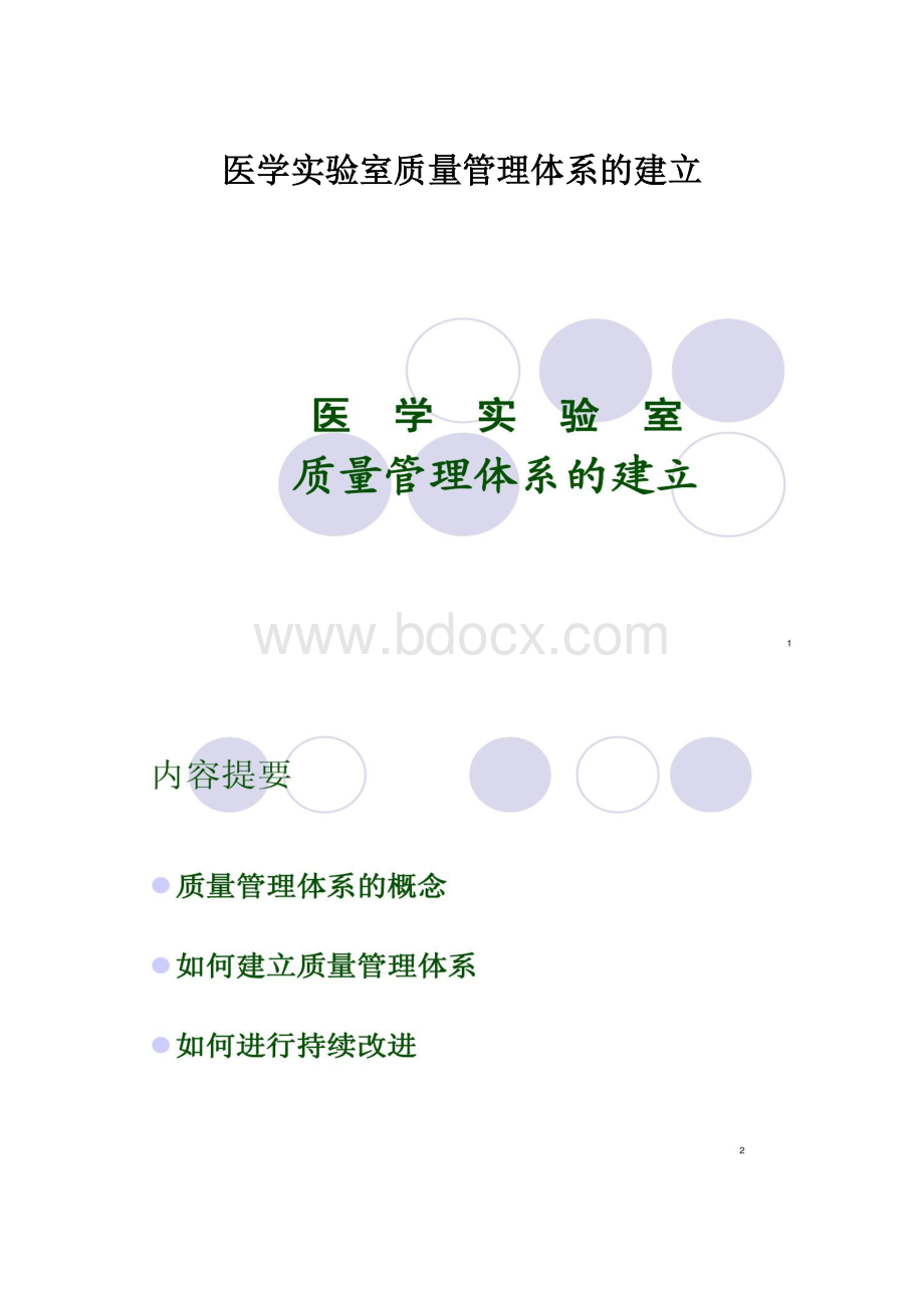 医学实验室质量管理体系的建立.docx