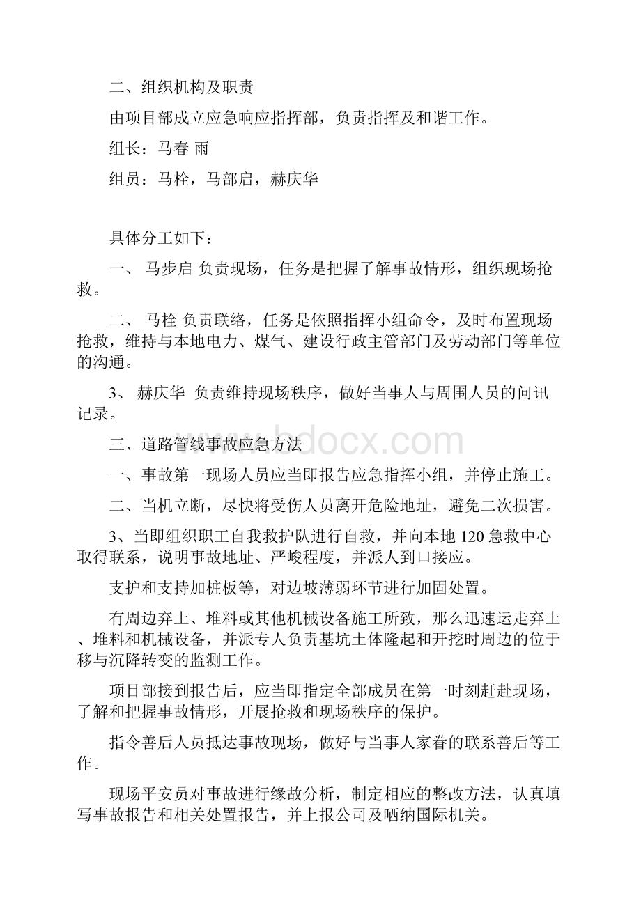 某某施工现场应急救援预案.docx_第2页