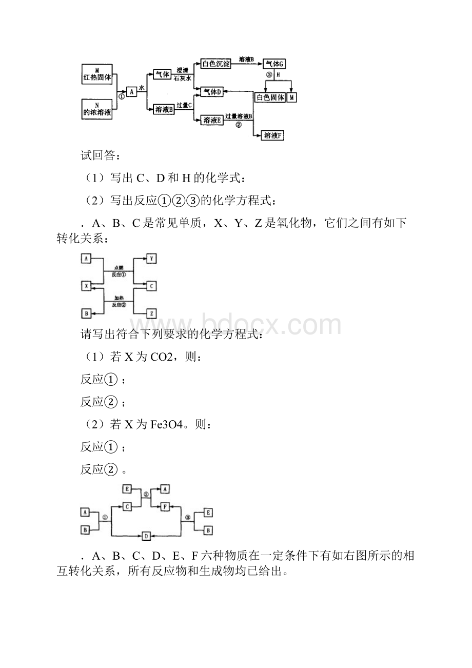 中学化学竞赛试题资源库金属综合框图题.docx_第2页